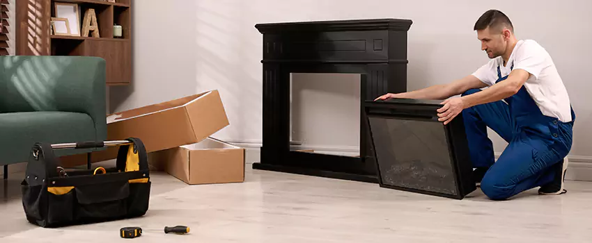 Old Rusted Metal Fireplace Repair And Replacement in Waterloo, ON